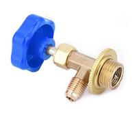 Yinhing Brass Refrigerant Bottle Opener 1/4 SAE Can Tap Valve for R134a