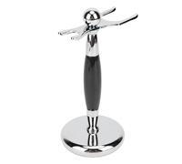 Yinhing Brush St and With Extra Wide Openings Double Sided Holder for Men Metal Base Stylish Blue Design for A Sophisticated Grooming Experience Fathers Husbands and Friends Essential for (Blue)