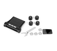 Yinhing C240 Solar Power Tire Pressure Monitoring System with Real Time Display & Alerts for Cars External TPMS Sensor 4 Sensors Included Psi/Bar & C/F Optional