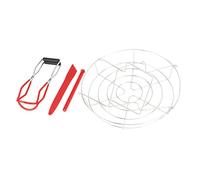 Yinhing Canning Supplies Starter Kit with Stainless Steel Magnetic Lid Lifter Bubble Popper and Jar Tongs for Beginners Essential Home Canning Tools Easy to and Store
