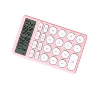 Yinhing Car Toon Multifunctional Handheld Pocket Calcula Tor With Large Clear Display for Office School Home Use Compact Lightweight Stylish Design In White Color (Pink)