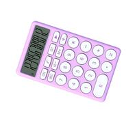 Yinhing Car Toon Multifunctional Handheld Pocket Calcula Tor With Large Clear Display for Office School Home Use Compact Lightweight Stylish Design In White Color (Purple)