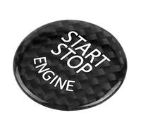Yinhing Carbon Fiber Engine Start Stop Switch Cover for 7 Series X1 X3 X6 Scratch Easy Installation