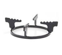 Yinhing Cast Iron Stove Stand for Wok Pot Stable Quadrangle Support Gas | 10PCS cast iron stove stand quadrangle design for woks pots stable gas support matte finish ideal for home