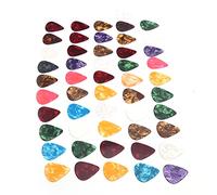 Yinhing Celluloid Guitar Pick Set 20 Colorful Picks with Three Thickness Options for Beginners and Young Musicians (50pcs)