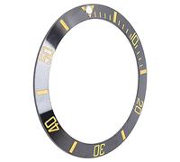 Yinhing Ceramic Watch Bezel Insert for Wristwatch and Gold Replacement Parts Stylish Accessory for Timepieces Fit for Enhanced Aesthetic and Quality Performance