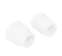 Yinhing Ceramic Welding Cup, Tig Welding Cups Equipment 2Pcs White Ceramic Shield for WP-17/18/26/9/20 Agon Arc Gun 10# 12# Manual Tool