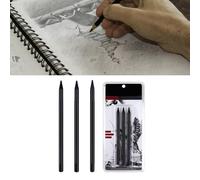 Yinhing Charcoal Pencils Drawing Set Professional 3 Premium Art Supplies Including Soft Medium And Hard Charcoal Pencils for Sketching Shading And Artistic Creations