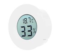 Yinhing Circular Embedded Digital LCD Hygrometer Temperature And Humidity Meter for Indoor Use Stylish Yellow Design Accurate Readings Easy to Read Display (#2)