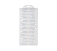 Yinhing Clear Nail Tips 240pcs Multiple Shapes False Transparent Nails for Professional Salon Home DIY Nail Art Enthusiasts Fashion Ladies ABS Material 13 Sizes