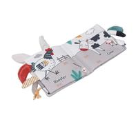 Yinhing Cloth Book With Tails Soft Tear Educational Crinkle Book Featuring Exquisite Patterns Ideal for Toddlers and Early Development Learning Activities (Type 3)