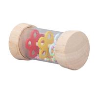 Yinhing Colorful Rainmaker Rain Stick for Kids Educational Music Toy Large Wooden Shaker Simulation Instrument for Early Childhood Learning and Home Use (Small)
