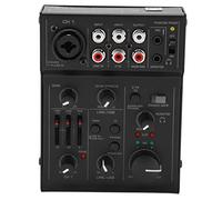 Yinhing Compact Metal Digital Mixer for Live Recording Professional Mixer Controller With Effects USB Powered Ideal for Musicians DJs and Sound Engineers