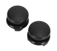 Yinhing Controller Freaks Contr 2PCS Soft Silicone Thumbsticks Grip for Game Controller Enhanced Height Joystick Covers White Silicone Joystick Accessories (Black)