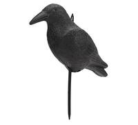 Yinhing Crow PE Simulation Courtyard Decoration With Pole for Attracting And Scaring Birds In Garden Outdoor Farm Yard Design Effective Bird Deterrent Solution for Wildlife Management