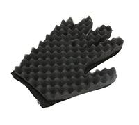 Yinhing Curling Sponge Glove, Flexible Portable Hair Twist Sponge for Afro Coil Styling, with High Density for Barber Salon and Home Use