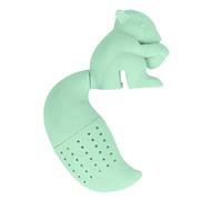 Yinhing Cute Shape Silicone Tea Strainer Food Grade Infuser for Tea Coffee Easy to High Low Temperature Lovers (Green)