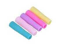 Yinhing Cuticle Nipper Cover Cuticle Scissors Ex 10Pcs Manicure Silicone Protective Sleeve for Nail Scissors Dead Skin Soft Drop Silicone Cover (Long Thread Protective Sleeve)