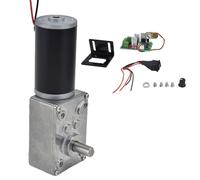 Yinhing DC 12V Geared Motor Gear Motor with 8mm Shaft High Speed Reduction for Curtain Machines and Billboards Metal Construction (12V12RPM)