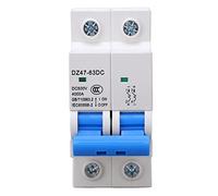 Yinhing Dc Miniature Circuit Breaker Upgraded 2P 500V for Solar Pv System Panels Grid 50A With Short Circuit And Overload Features Suitable for Home Renewable Energy Solutions (40A)