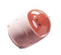 Yinhing Desktop Trash Can With Lid Cute Shaped Design Ideal for Dining Table Desk Easy Storage Solution Green Color Stylish and Functional Addition To Your Space (Large Pink)