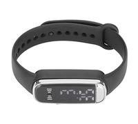 Yinhing Digital Watch with LED Screen Stylish 12/24 Hour Rechargeable Electronic Wrist Watch for Men and Women Design Materials for Any Occasion (Black)