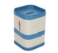 Yinhing Disposal Case Blue Sharps Disposal Container for Hair Salons Studios Beauty Professionals Large Capacity Iron Design Reusable Neat Storage Solution (Blue)