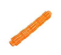 Yinhing Dog Bone Toy, Dog Teeth Cleaning Toy Indestructible Toothbrush Stick Bone Squeaky for Aggressive Chewers Bite And Brush for Small Medium Large (Orange)