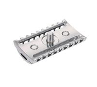 Yinhing Double Safety Head Stainless Steel Open Comb Design Premium Shaving Tool for Men Barber and Home Use Silver 4.1 X 2.5cm