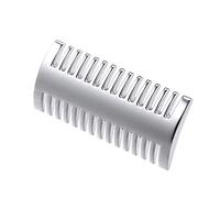 Yinhing Double Safety Head Zinc Alloy Open Comb Design Smooth Shaving Replacement Head for Men Barber Home Use Silver 4 X 2.5 X 1.0cm