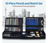 Yinhing Drawing Pencils, Sketch Pencils with Rich Color Options 145 Pieces Art for Better Artistic Freedom (83PCS)