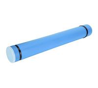 Yinhing Drawing Storage Tube Telescopic Art Tube and Secure Document Case for Posters and Artwork Convenient Upper Opening Fits Various Sizes (Blue)