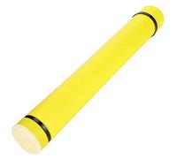 Yinhing Drawing Storage Tube Telescopic Art Tube and Secure Document Case for Posters and Artwork Convenient Upper Opening Fits Various Sizes (Yellow)