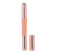 Yinhing Dual Ended Lip Brush 2-in-1 Lip Applicator Silicone Lipstick Brush with Flexible Tips for Streak-Free Lipstick Gloss Balm Application