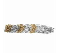 Yinhing Duty Basketball Chain Net Replacement Galvanized Iron Net for Indoor/Outdoor Hoops Professional Grade with Fit (Silver and Golden)