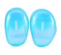 Yinhing Ear Cover Shield Plastic Guard Protects Earmuffs From Hair Dye Staining Lightweight Durable Reusable Blue 2pcs For Home Salon Use