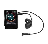 Yinhing Electric LCD Display P860C Color Screen for Mid Motor IPX7 Fit for 22.2mm 25.4mm 31.8mm Handlebars USB Charging Multi Language Support