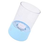 Yinhing Electric Makeup Brush Cleaner and Dryer Machine 7000RPM with Transparent Body Modes Large Capacity for Brush Sizes USB Powered Portable Make Up Cleaner (Blue)