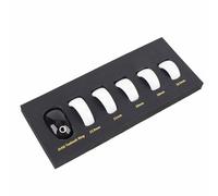 Yinhing Electronic Finger Counter With IP68 Rating Digital Display Ergonomic Handheld Design Touch Activation Includes 5 Colorful Rings Ideal for Accurate Counting And Tracking In Various (White)