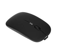 Yinhing Ergonomic Mode With LED Breathing Light 500mAh Rechargeable Battery DPI Ideal for Office and Home Use Grey Design (Black)