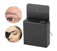 Yinhing Eyebrow Mapping String 2m Mapping String Brow Mapping String Professional Microblade Tool for Precise Eyebrow Designers (Black)