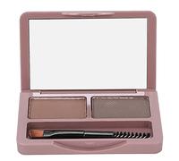Yinhing Eyebrow Powder, Sweatproof Long Lasting Makeup with Double Headed Brush, for Easy Color Application and All Day Wear 02 Grey Brown 2.5g
