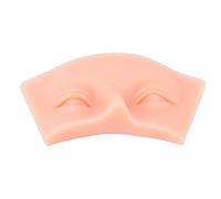 Yinhing Eyebrow Practice Model, 5D Silicone Training Pad for Makeup Beginners with Soft Elastic Skin Texture and Bone Simulation (Light Skin)