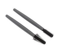 Yinhing Eyelash Brush Set Reusable Silicon Mascara Brush Collection with Box Portable Lightweight Makeup Tool for Home and Salon Use (Gray)