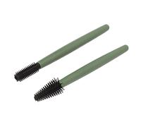 Yinhing Eyelash Brush Set Reusable Silicon Mascara Brush Collection with Box Portable Lightweight Makeup Tool for Home and Salon Use (Green Spider)