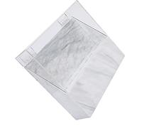 Yinhing Eyelashes Extension Acrylic Tweezers Holder, 8 Holes Transparent Dust Cover Design with 3 Colors, for Eyelashes Grafting Shop, Salon Use (White Marble)