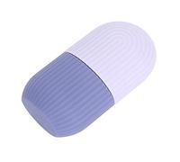 Yinhing Face Icer Ice Face Mold Silicone Face Ice Holder for Pain Relief Bruises Muscle Soreness Sprains with Nonslip Base Nesting Design Easy to Fill Freeze (New purple)