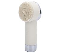 Yinhing Facial Cleansing Brush Rechargeable Electric Face Scrubber 2 in 1 with Heat Massage Head Vibrating Exfoliating and Massaging for Women Men ABS 5.5in (KD307A)