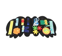 Yinhing Felt Learning Board Soft Sensory Touch Educational Activity Board for Developing Life Skills During Car Trips Flights and Travel Adventures for Kids