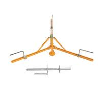 Yinhing Fence Wire Dispenser, Fence Wire Distributor Tool with Anti Overspeed Device Stainless Steel Dispenser Tool for Systems